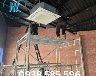 chi phí lắp đặt điều hòa âm trần cassette hiện nay