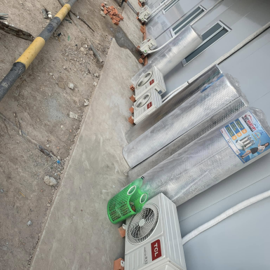 LẮP ĐẶT ĐIỀU HÒA CHO VĂN PHÒNG CÔNG TRƯỜNG