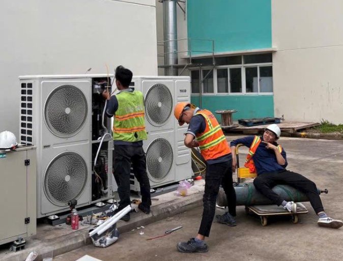thi công lắp đặt hệ thống ĐHKK tại khu công nghiệp Đồng Nai