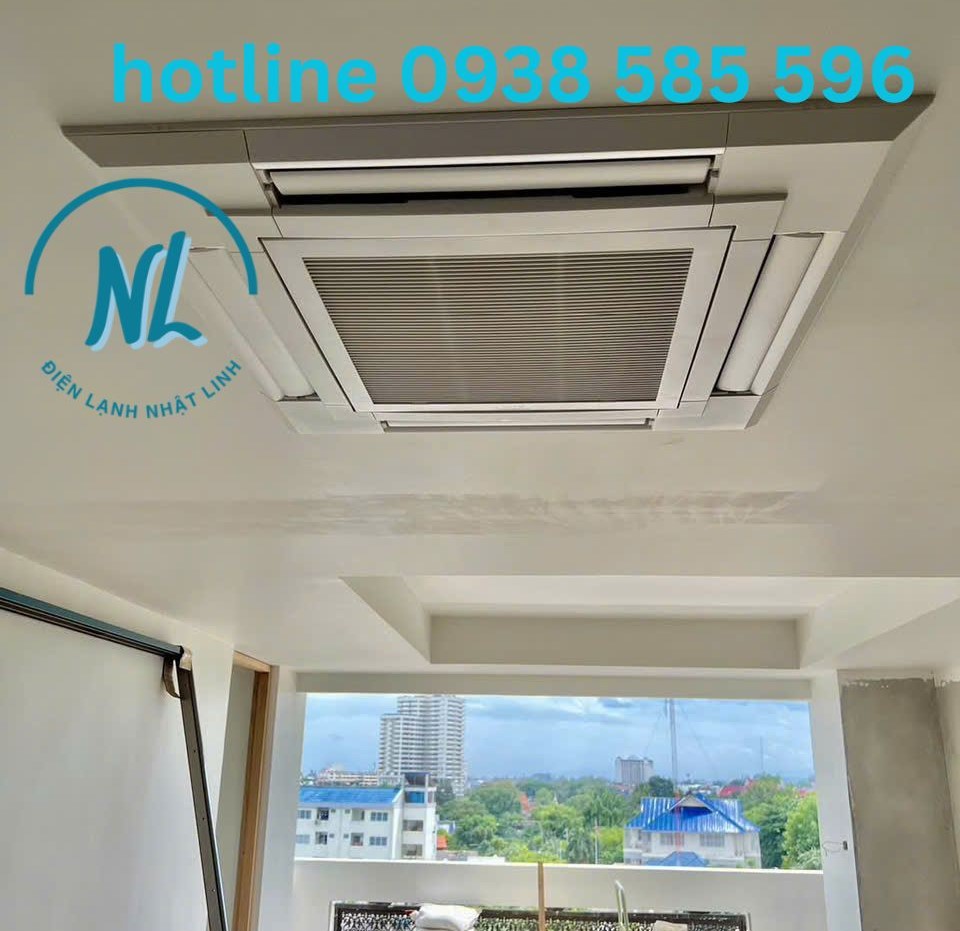 điều hòa âm trần cassette giải pháp giúp không gian gọn gàng