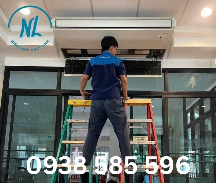 LẮP ĐẶT MÁY LẠNH ÁP TRẦN CHUYÊN NGHIỆP, CHUẨN KỸ THUẬT