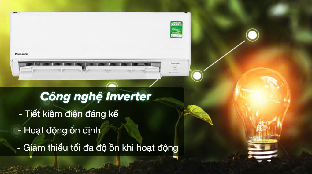 MÁY LẠNH PANASONIC 1.5HP INVERTER CU/CS-RU12CKH-8D