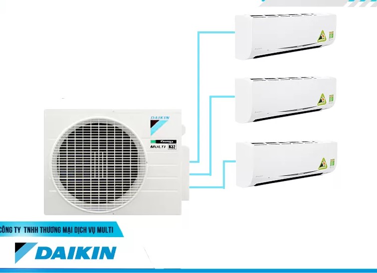 MÁY LẠNH MULTI DAIKIN 1 DÀN NÓNG 3 DÀN LẠNH GIÁ BAO NHIÊU